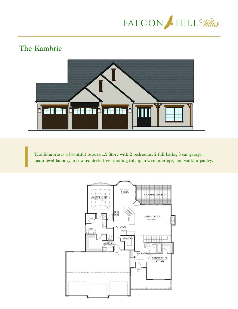 Hedrick Custom Builders - Falcon Hill Villas - The Kambrie